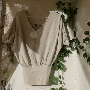 Cute short sleeved v shaped shirt